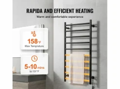 Toallero Eléctrico|Toallero Calefactable SucceBuy Calienta Toallas SucceComprar 10 Barritas