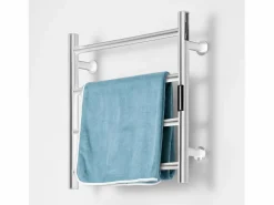 Toallero Calefactable Toallero de Pared de 4 Barras, Toallero de Baño Térmico, Plata^ Discount