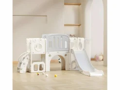 Tobogán para niños Osito 6 en 1 con un tobogán, dos plataformas Sale