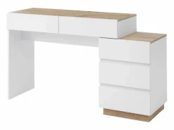 Tocador - 125 x 38,9 x 76 cm - Con 5 cajones - Para dormitorio - Aglomerado E1 -^Merax Best