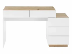 Tocador - 125 x 38,9 x 76 cm - Con 5 cajones - Para dormitorio - Aglomerado E1 -^Merax Best