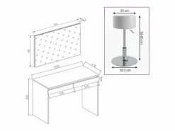 Vicco Tocador|Tocador 120x41.8x83 emma