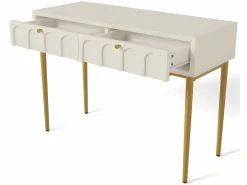 ModernLuxe Tocador|Tocador con 2 cajones - de aglomerado - Blanco