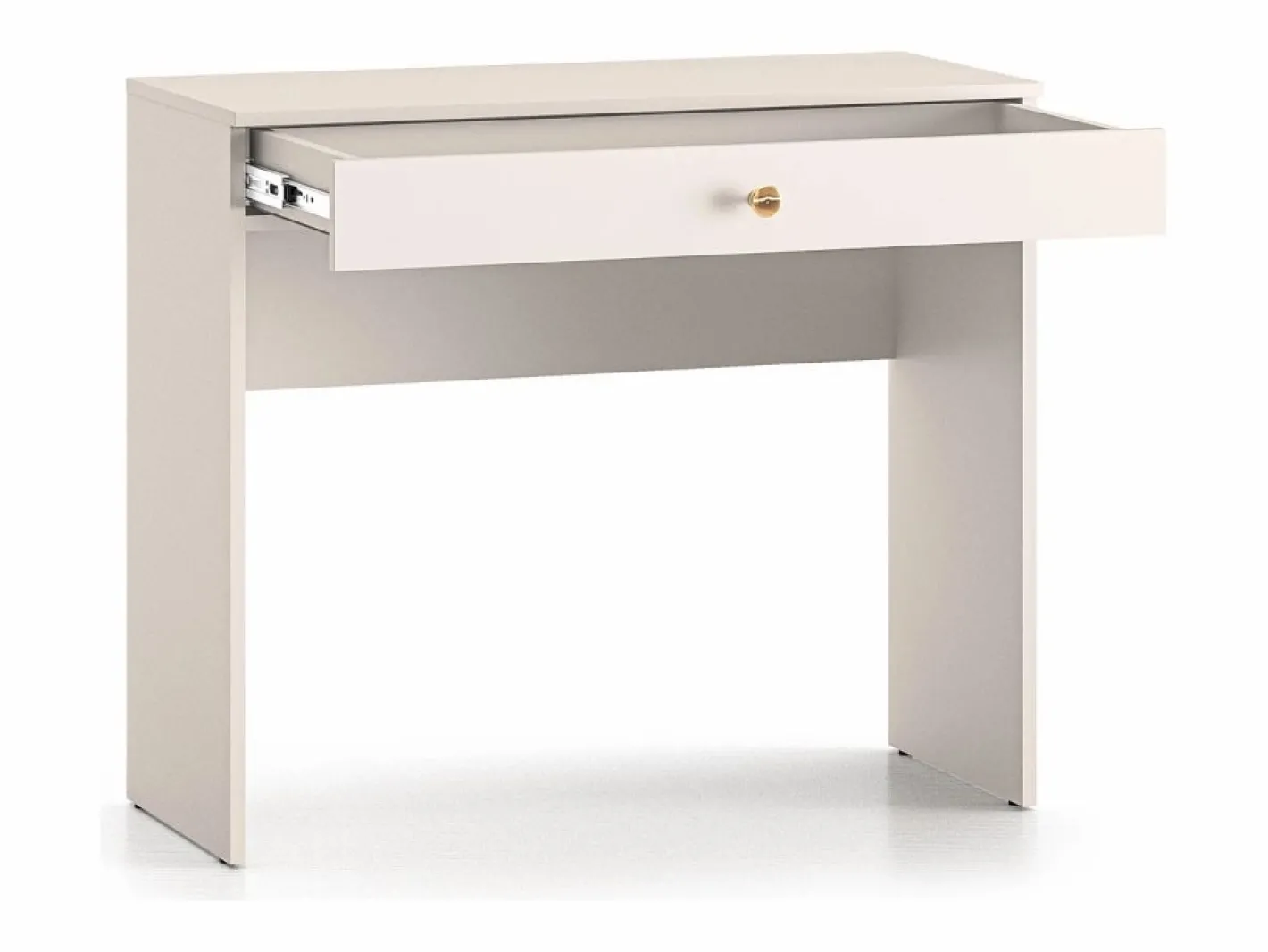 SELSEY Tocador con cajón - greige - 100 cm - SELGIN Beige Outlet