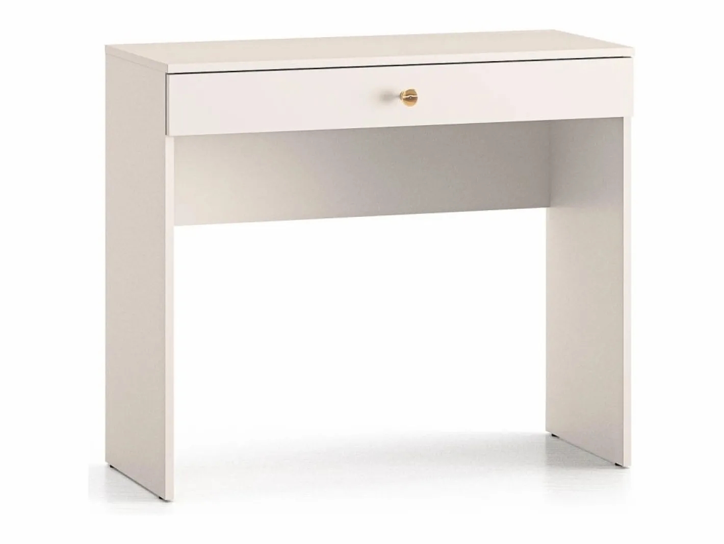 SELSEY Tocador con cajón - greige - 100 cm - SELGIN Beige Outlet