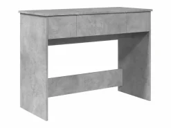 Tocador con espejo color hormigón 100x45x76 cm ES957048^ Clearance