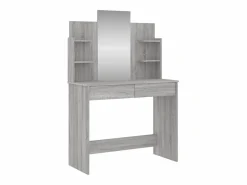 Tocador|Tocador con espejo color Sonoma 96x39x142 cm ES878812