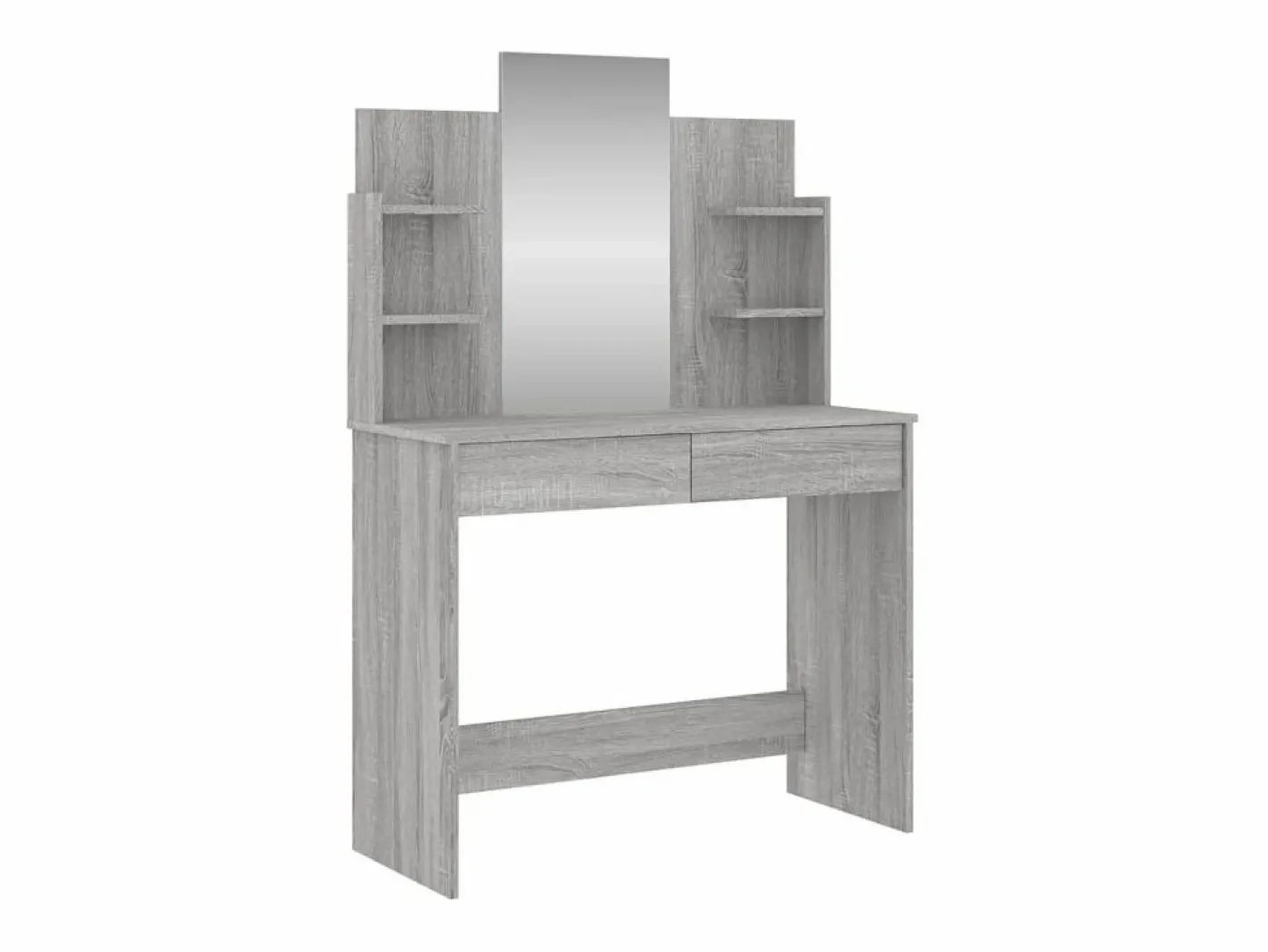 Tocador|Tocador con espejo color Sonoma 96x39x142 cm ES878812