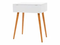 Tocador con espejo de MDF 60x40x75 cm ES748324^ Hot