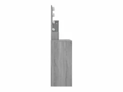 Tocador con LED sonoma 86,5x35x136 cm^vidaxl