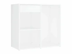 vidaxl Tocador|Tocador con LED y armario madera contrachapada