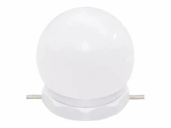 vidaxl Tocador con luces LED 96x40x142 cm Blanco