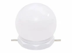 vidaxl Tocador con luces LED 96x40x142 cm Blanco