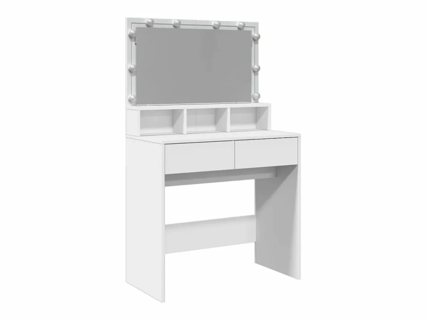 Tocador con luces LED 80x41x134,5 cm ES899782^ Discount
