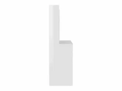 vidaxl Tocador|Tocador de maquillaje luces LED MDF brillo 100x40x135 cm