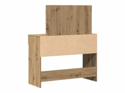 Tocador de roble artesanal 100 x 40 x 120 cm Madera de ingeniería Marru00f3n Hot