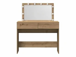 Tocador de roble artesanal 100 x 40 x 120 cm Madera de ingeniería Marru00f3n Hot