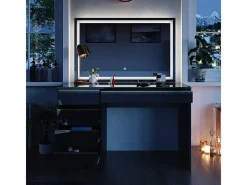 Vicco Tocador /oro 120x55x75 sherry Negro