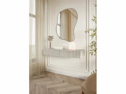 SELSEY Tocador|Tocador suspendido con 2 cajones - Gris beige - 110 cm - VELDIO