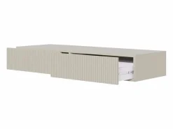 SELSEY Tocador|Tocador suspendido con 2 cajones - Gris beige - 110 cm - VELDIO