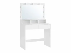 Tocador Valora con espejo y luces LED | Escandinavo Blanco Best