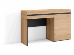 Tocador, 75x35x121 cm, Con cajón, Con almacenamiento, Roble^Skraut Home Hot