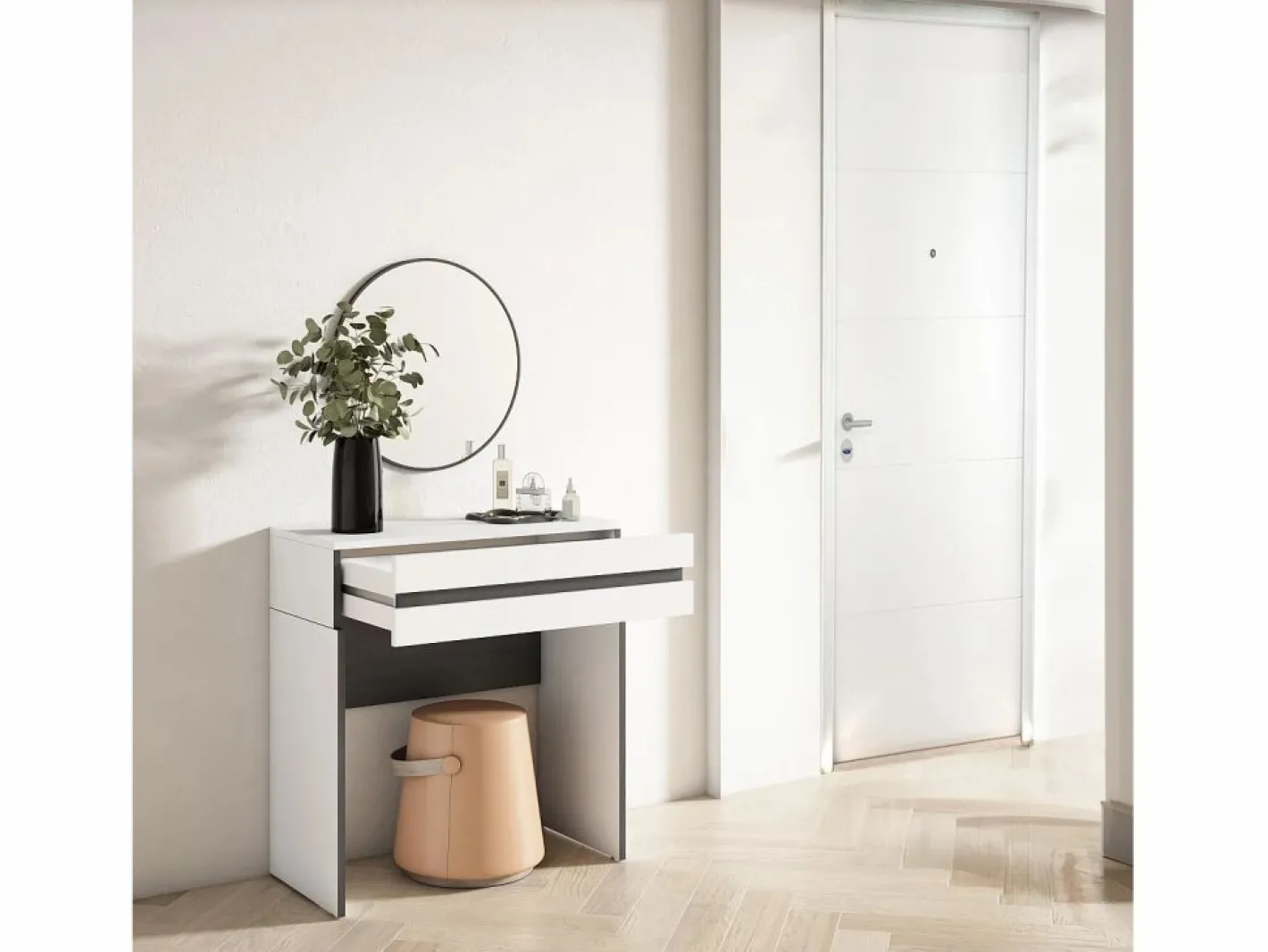 Tocador, 70x35x75cm, Con cajón, Con almacenamiento,^Skraut Home Online