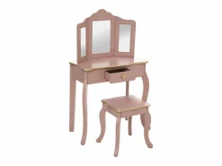Atmosphera Tocador y taburete infantil Rosa Sale