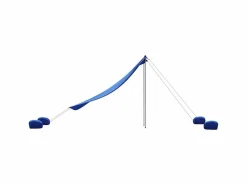 Toldo de playa con anclas de arena 214x236 cm ES261009^