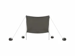 Toldo de playa con anclas de arena 214x236 cm ES334276 Gris Discount