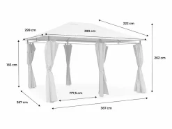 Toldo de techo para pérgola 3x4m^Sweeek Hot