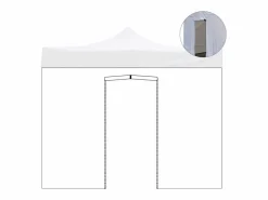 Cenador Y Quiosco|Toldo lateral impermeable de 2x2m con puerta enrollable para cenador plegable
