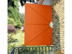Toldo lateral plegable terraza color terracota 240x160 cm ES10043^ New