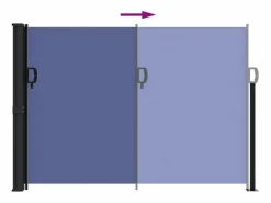 Toldo lateral retráctil 140x300 cm ES453010 Azul Best