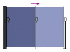 Toldo lateral retráctil 140x500 cm ES479281^ Hot