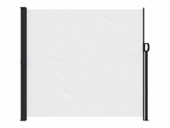 Toldo lateral retráctil 180x600 cm ES390822 Blanco Clearance