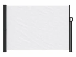 Toldo lateral retráctil 140x600 cm ES502852 Blanco Discount