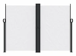 Toldo lateral retráctil 180x600 cm ES700252 Blanco New