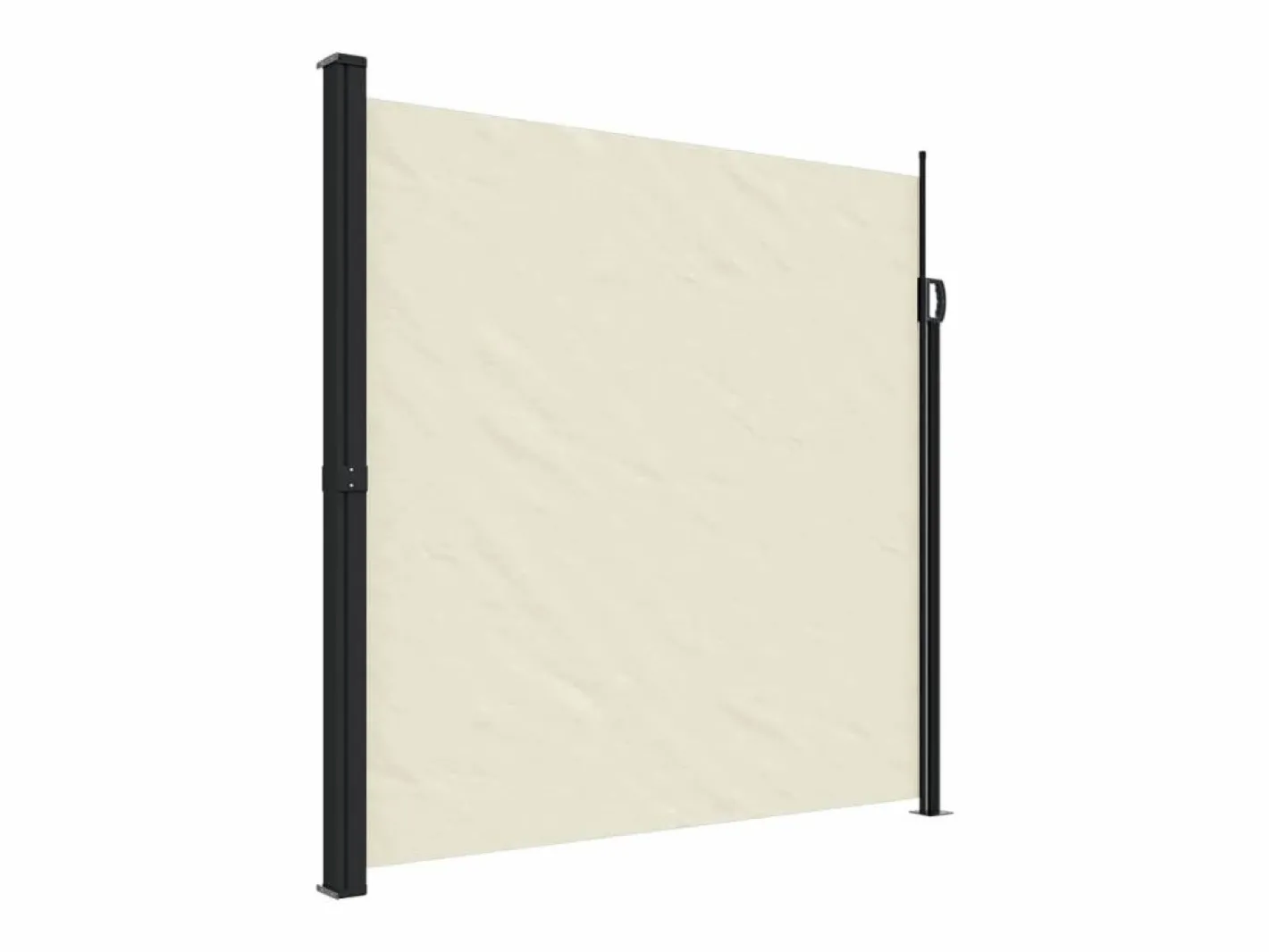 Toldo lateral retráctil 200x600 cm ES749842 Crema New