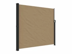 Toldo lateral retráctil gris taupe 180x600 cm ES730615 Topo New