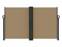 Toldo lateral retráctil gris taupe 140x600 cm ES853592^ Discount