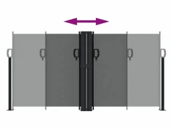 Toldo lateral retráctil 120x1200 cm ES949248^ Best