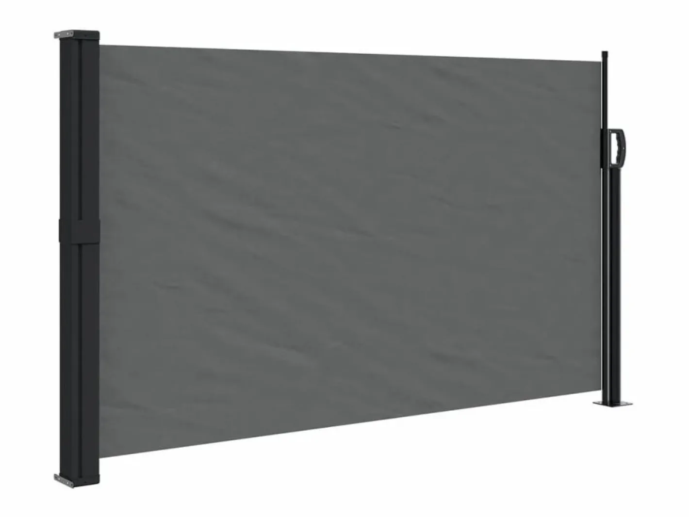 Toldo lateral retráctil 120x600 cm ES732671 Gris antracita Best