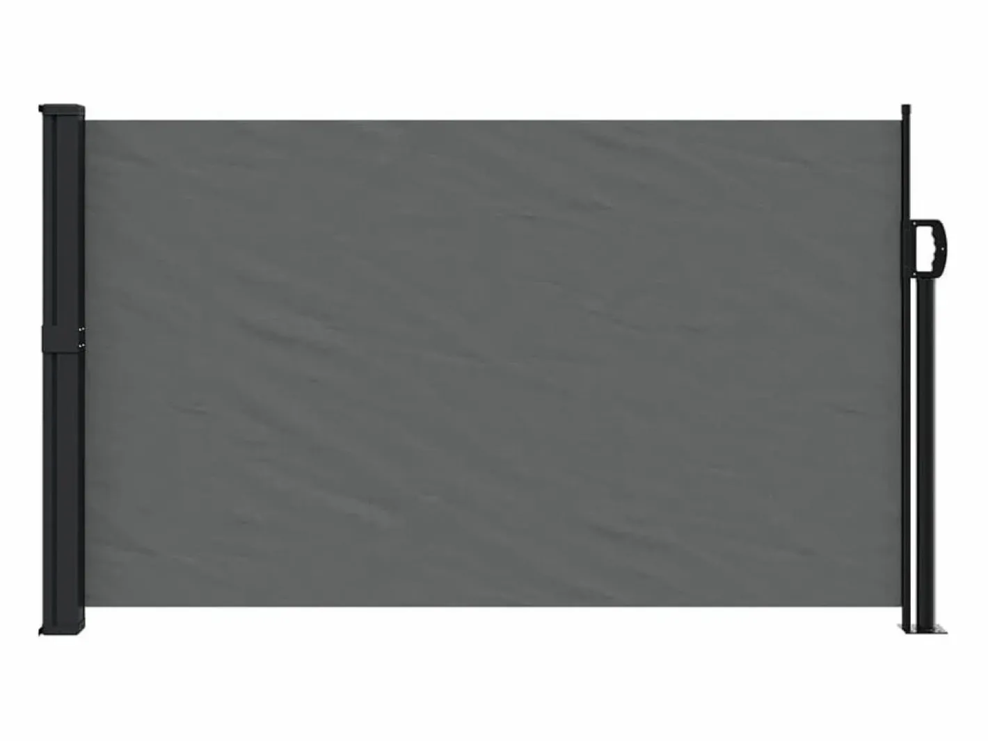 Toldo lateral retráctil 120x600 cm ES732671 Gris antracita Best