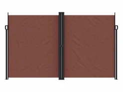 Toldo lateral retráctil marrón 200x1000 cm ES692875 Marru00f3n Outlet