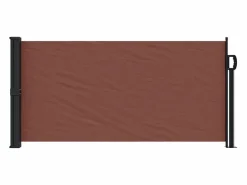 Toldo lateral retráctil marrón 100x500 cm ES895781^ Sale