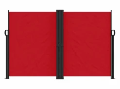 Toldo lateral retráctil 160x1000 cm ES835175 Rojo Discount