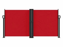 Toldo lateral retráctil 120x600 cm ES848155 Rojo Online