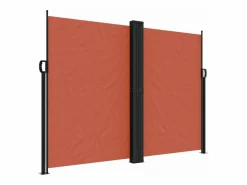 Toldo lateral retráctil terracota 180x1000 cm ES495476^ Outlet