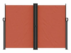 Toldo lateral retráctil terracota 180x1000 cm ES495476^ Outlet